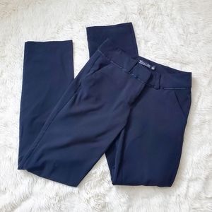 Straight Leg Black Slacks